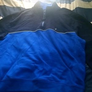 Nautica Men's Half  Fleece Pullover